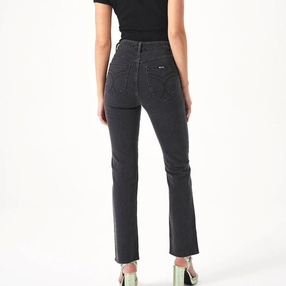 ROLLA's Original Straight Long Jeans - Brad Black - Picture 4 of 15